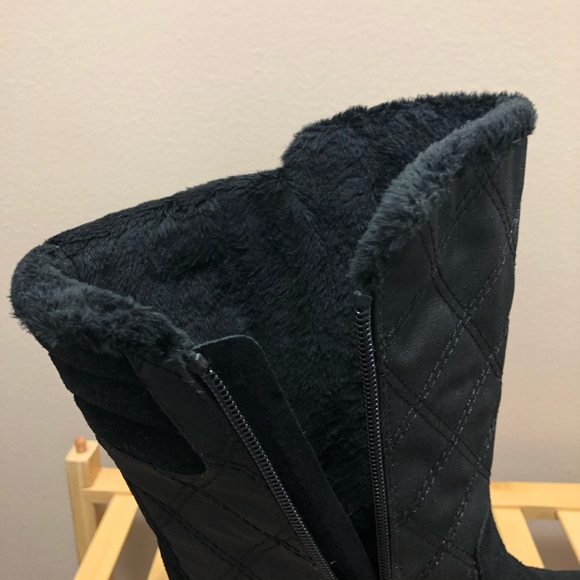 Lands’ End Women’s Insulated All Weather Winter Snow Boots, Black, Size 9 - Picture 12 of 13